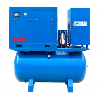 Винтовой компрессор KraftMachine КМ15-8пВ-500/О