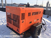 Винтовой компрессор "ЗИФ" ПВ 6/0,7 ПТ 1-1,8 на шасси для ТОО "АЛЬЯНС ЛОГИСТИК KZ"